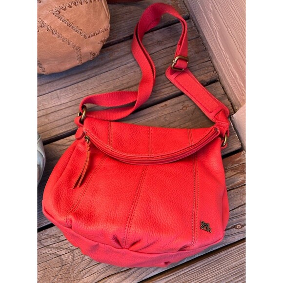 (3) The Sak Deena Flap Pebbled Leather Crossbody Bags - Picture 2 of 16